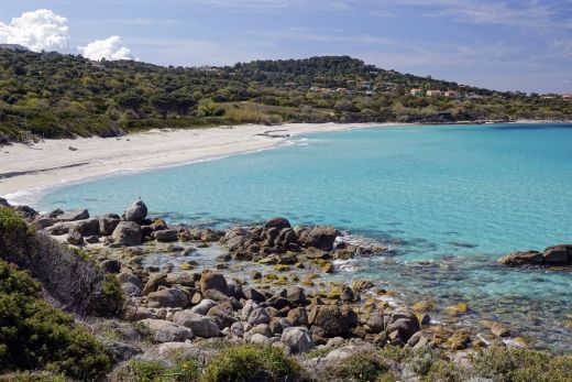 La spiaggia di Ghjunchitu